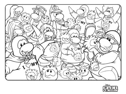 Club Penguin Coloring Pages on Club Penguin Update  New Colouring Page     Clubpenguinangel3667 S